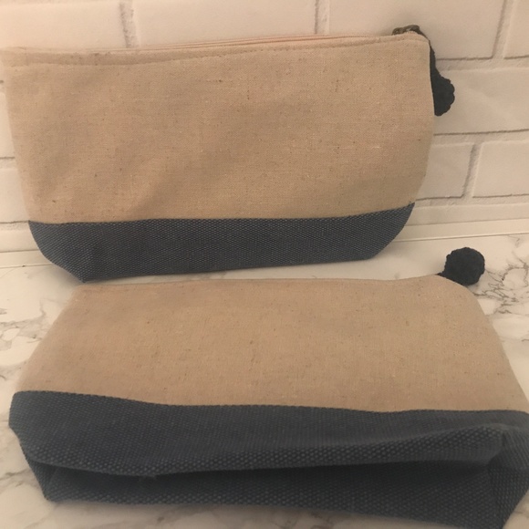 Sailors Rope Idiom Canvas Cosmetic Pouch - Picture 2 of 4